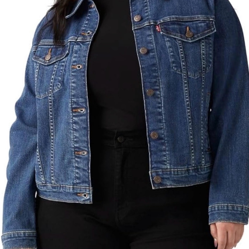 Levi's plus size denim Trucker Jacket -3X